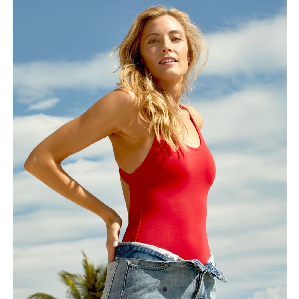 Andie Vibrant Red Swimwear
